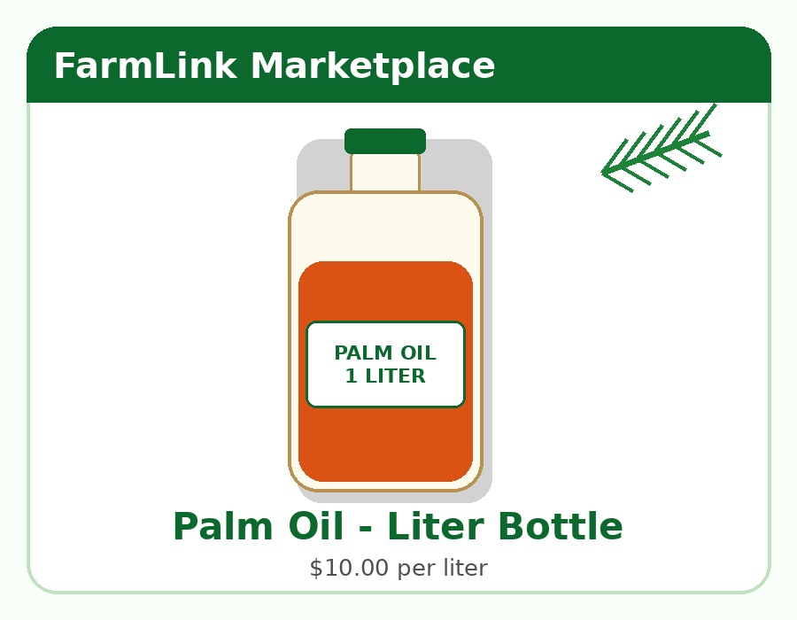 Palm Oil - Liter Bottle